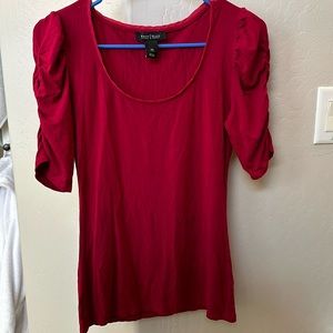 White House Black Market Puff Sleeve Top